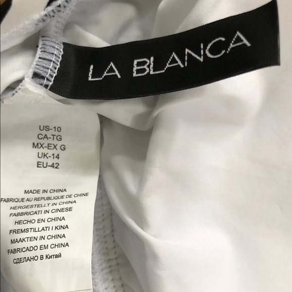 La Blanca High-Neck Cutout Halter Swimsuit - Picture 7 of 7